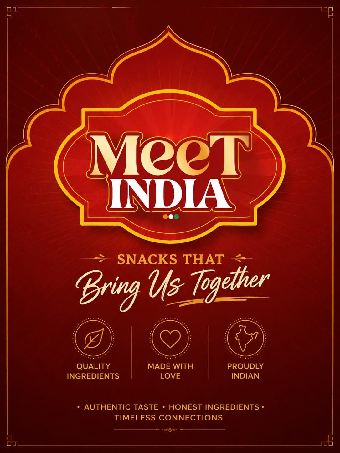Meet India brand poster